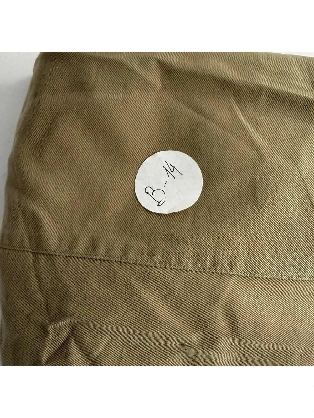 D.three Tencel Cross-Back Apron‎ Tan Bio-Wash Finish Storage Location B-14